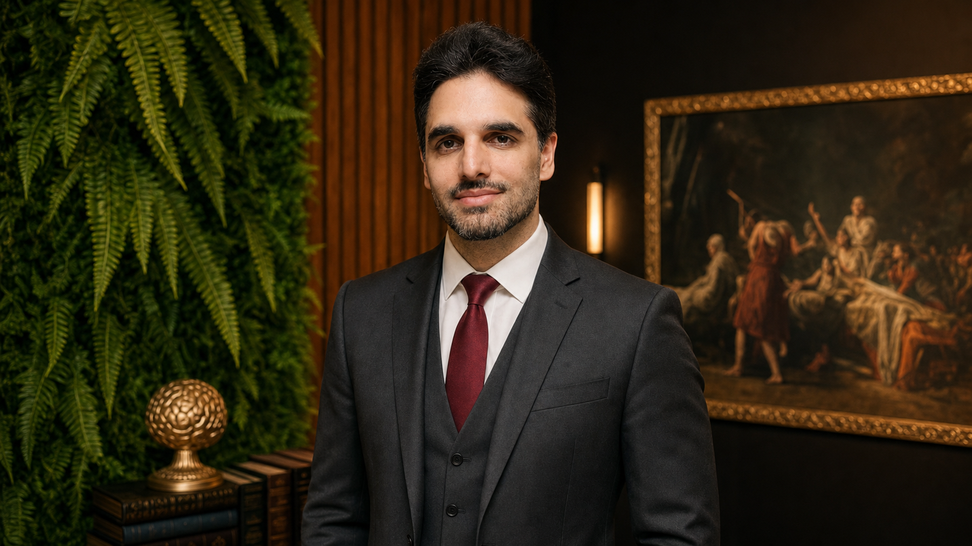 Dr. Bruno Salles em seu estúdio, capa do vídeo de apresentação do Radar